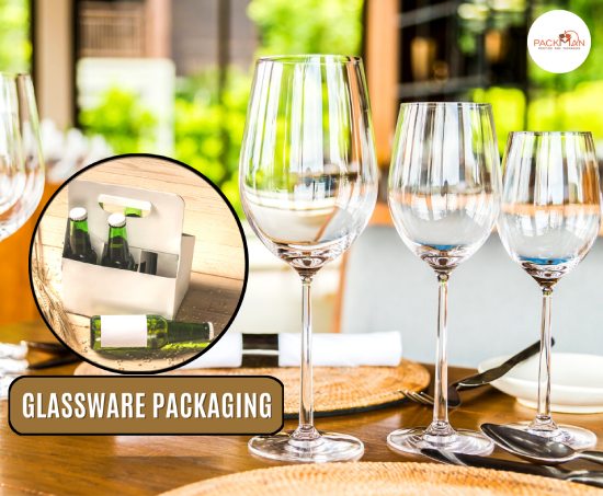 glassware custom packaging suppliers in India packman packaging