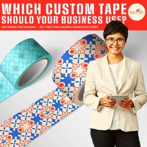 custom logo printed tapes manufacturer India Packman