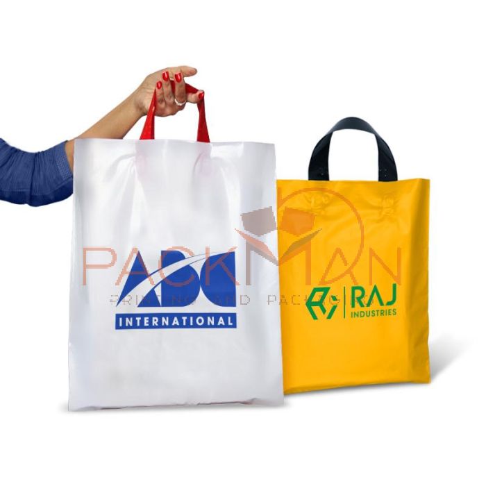 Plastic carry bag printing hot sale