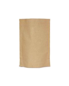 4 x 7 Inches Transparent Kraft Stand Up Pouch with Zip Lock