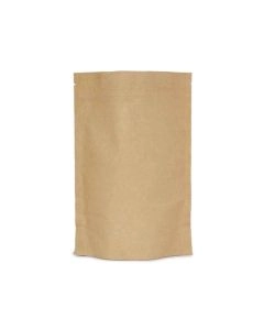 8 x 12 Inches Transparent Kraft Stand Up Pouch with Zip Lock